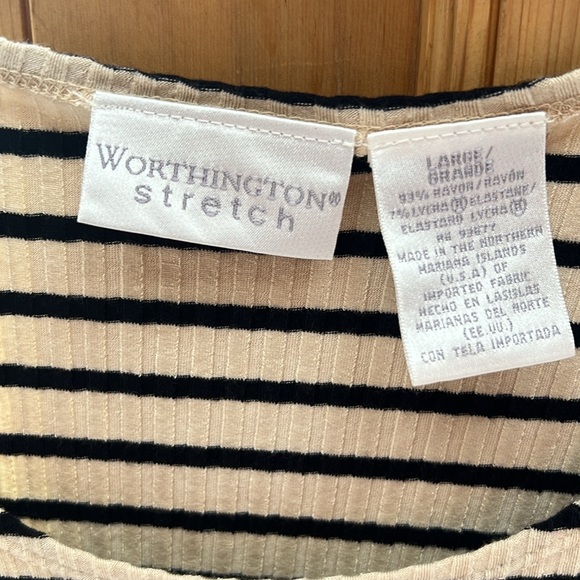 EUC Woman’s Worthington Stretch Top - Picture 5 of 6